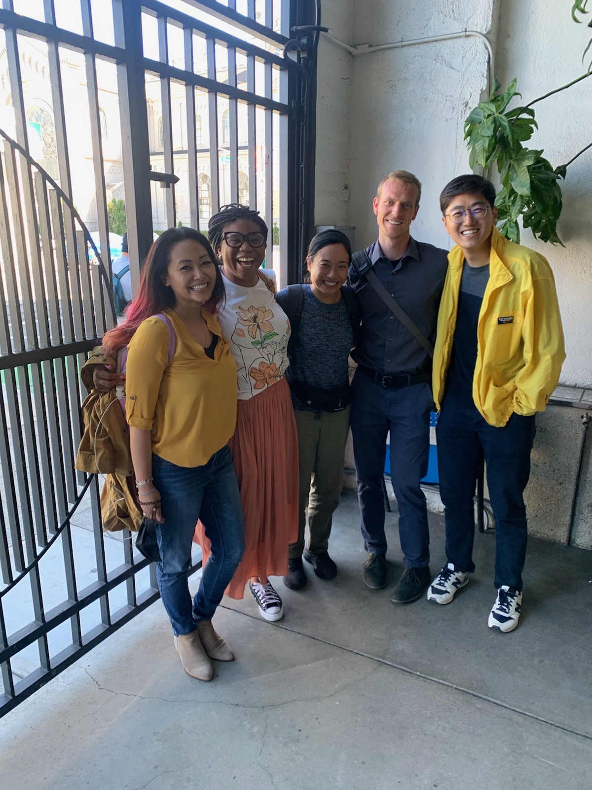 AY2022-23 Fellows (Nicole Tantoco, Ekene Ojukwu, Amy Liang, Stephen Matzat, Sam Lee)