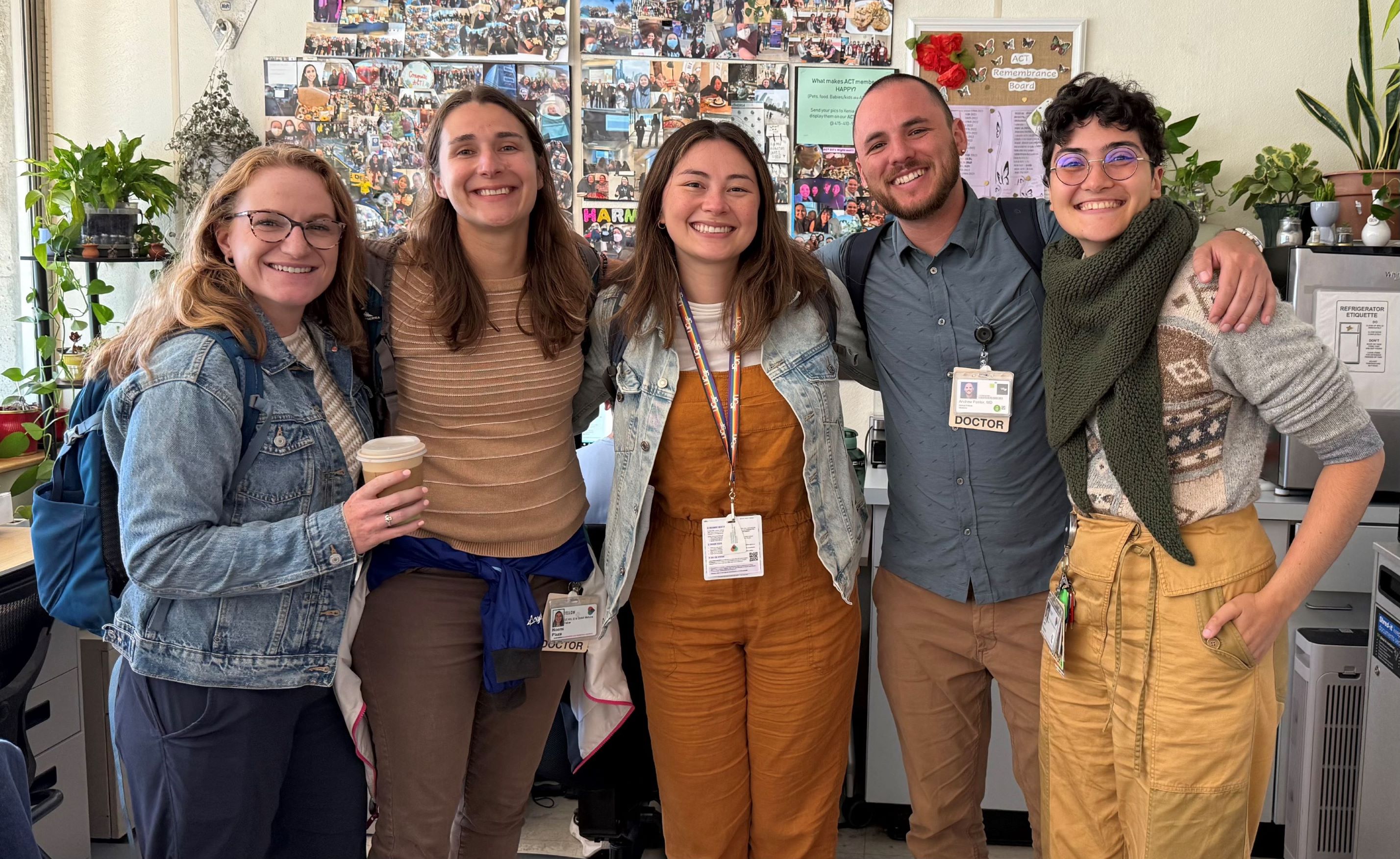 2025-26 Fellows (Murph, Noemi, Frances, Andrew, and Leni)
