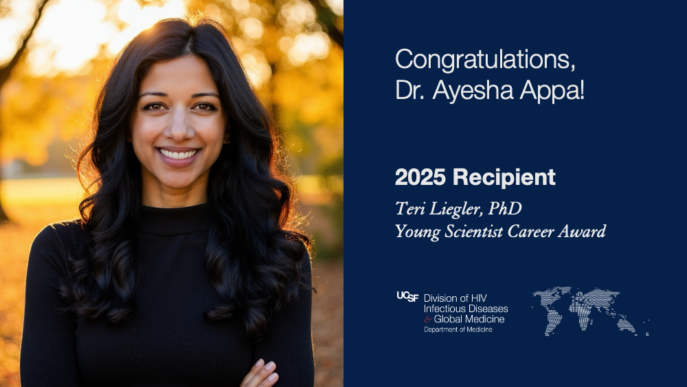 2025 Recipient: Ayesha Appa, MD